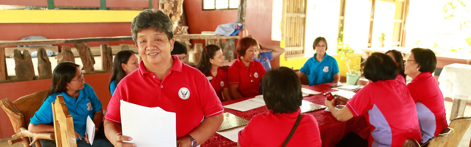 Edna Valdez President, Bannuar TI La Union, an organization that advocates for and supports women migrant workers